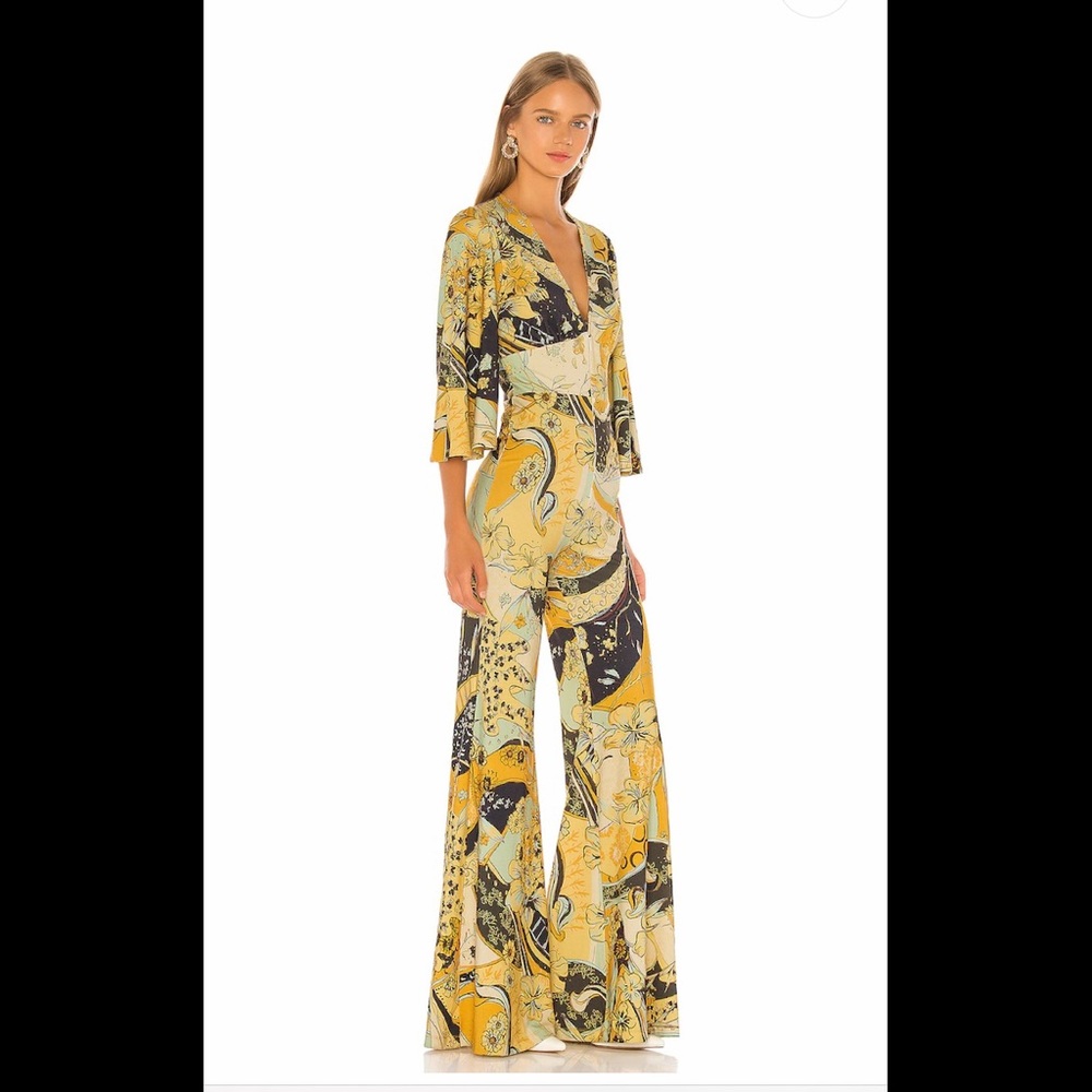 Free People Night Fever Jumpsuit Size Small